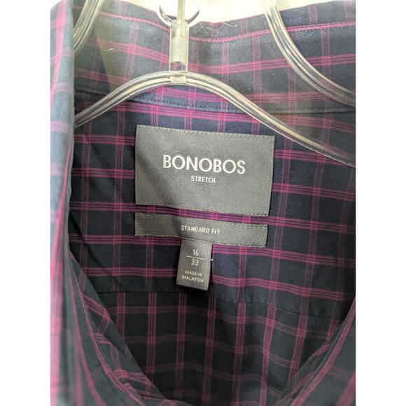 Bonobos Button Up Shirt Size 16/33 Standard Fit Collared Long Sleeve LOT OF 3 - Picture 4 of 16